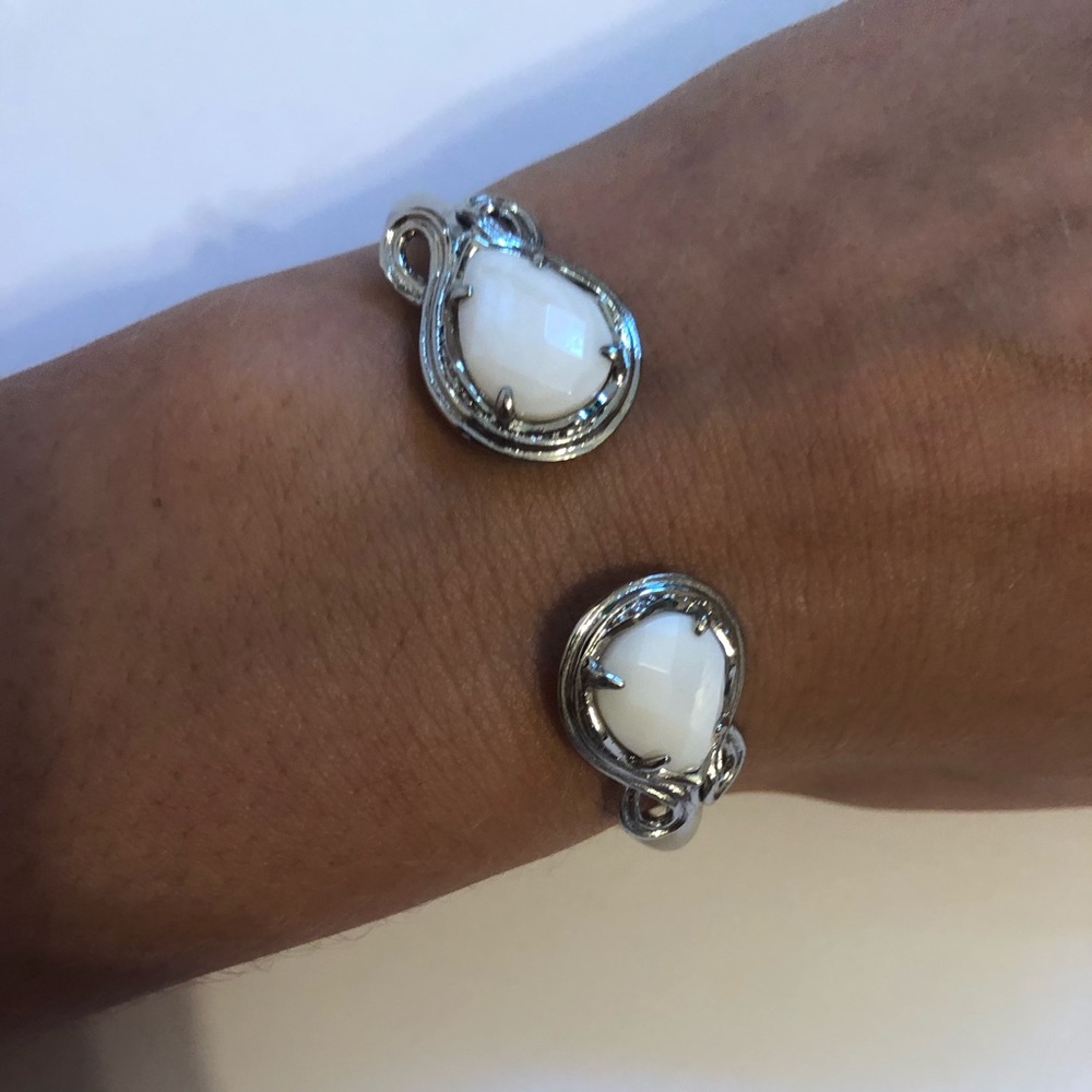 Kendra Scott Silver Adjustable Cuff Bracelet - image 1